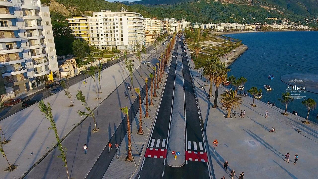 Rias Seaside Apartments Влёра Экстерьер фото